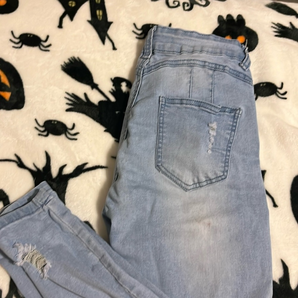 Light blue jeans